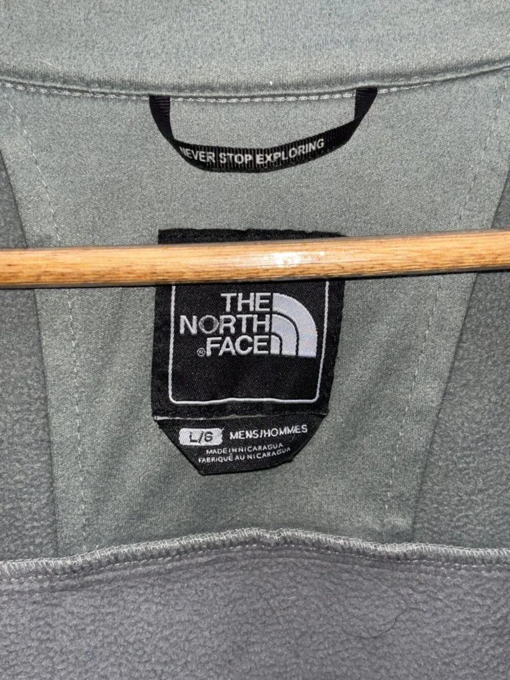 The North Face Apex Bionic Softshell Jacket Two-Tone Grey Large